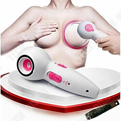 Tech discount Appareil de massage des seins Appareil de massage électrique pour la poitrine - Aspiration par pression - 2 vitesses - Puissance 4,6 W - Sans fonction chauffante - Poignée ergonomique