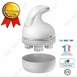 Tech discount Masseur de tête électrique USB Masseur de tête électrique - Pétrissage 3D - Recharge USB - Léger et portable - Pour nuque