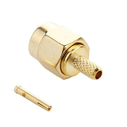 Wewoo Adaptateur RF Or RP-SMA 10 PCS