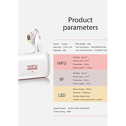 Drakefor appareil HIFU visage et cou