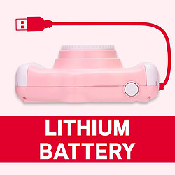 AGFAPHOTO Appareil Photo Numérique REALIKIDS CAM 2 Ecran LCD 3.5'' Blanc / Rose pas cher
