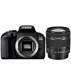 Canon EOS 800D + EF-S 18-55mm Appareil photo reflex - Capteur APS-C 24.2 MP - Ecran inclinable - Vitesse 6 ips