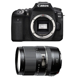 Canon EOS 90D + Tamron 16-300mm VC PZD Reflex numérique - Capteur APS-C 32.5 MP - Vidéo UHD 4K - Rafale 10 ips - ISO 25600
