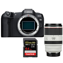 Canon EOS R8 + RF 70-200mm f2.8 L IS USM - 64 Go