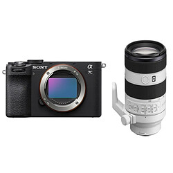 Sony A7C II + FE 70-200 mm f4 Macro G Appareil photo sans miroir - Capteur plein format - Stabilisateur intégré - Format compact