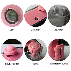 Acheter Wewoo Caméra Enfant SUC4 - Rose - Étanche 5 m