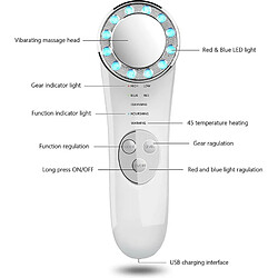 Chrono appareil anti-rides visage - Blanc pas cher