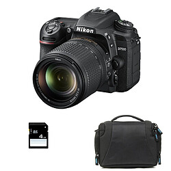 Nikon D7500 Kit 18-140 VR + SD 4Go Appareil photo reflex numérique - Capteur 20,9 MP DX - EXPEED 5 - Vidéo 4K UHD