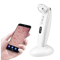 Chrono aspirateur de pores avec caméra - Blanc