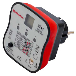 Multimetrix Testeur de prise 2 pôles + Différentiel