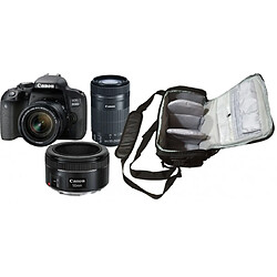 Canon EOS 800D Kit EFS-18-55mm + EFS-55-250mm + EF-50mm