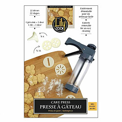 Lily cook Presse à biscuits - Gris pas cher