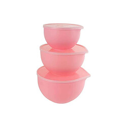 Lily cook Set de 3 bols pâtissier - Rose