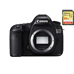 Canon EOS 5DS Body avec 64GB SD card Appareil photo réflex - Capteur CMOS 50.6 MP plein cadre - Double processeur Image DIGIC 6 - Vidéo Full HD