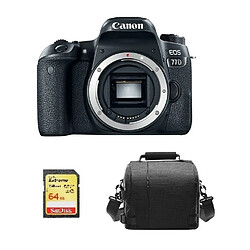 Canon EOS 77D Body + carte SD 64GB + sacoche