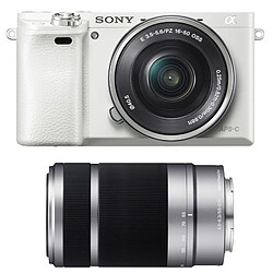 SONY Alpha 6000 Blanc + 16-50mm PZ