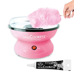 Scrapcooking Machine à barbe à papa - Rose