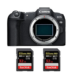 Canon EOS R8 + SanDisk 32 Go
