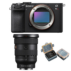 SONY Alpha a7CR + FE 16-35mm f2.8 GM II Appareil photo sans miroir - Capteur plein format 61 MP - BIONZ XR - Vidéo 8K - Stabilisation 8 stops