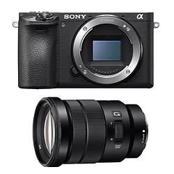 Sony Alpha 6500 + 18-105G Appareil photo hybride - Capteur 24.2 MP - Vidéo 4K - Stabilisation d'image