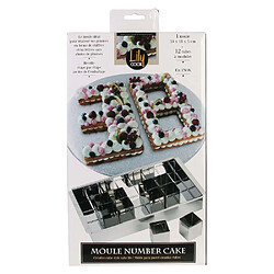 Lily cook Moule Number Cake - Inox