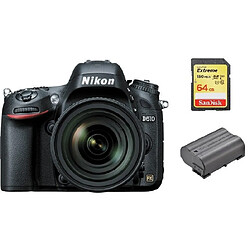 Nikon D610 KIT Reflex numérique plein cadre - Capteur 24,3MP - Vidéo Full HD - Expeed 3 Processor
