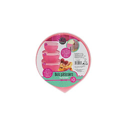 Avis Lily cook Set de 3 bols pâtissier - Rose