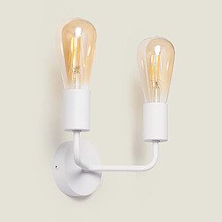 Ledkia Applique Jayso 2 spots - Blanc pas cher