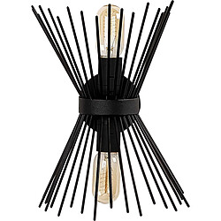 Hanah Home VENTE-UNIQUE Kirpi - Noir - Métal