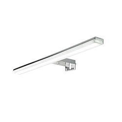 Allibert Applique LED pour miroir salle de bain BLITZ - L. 46 x H. 4 cm - Chromé brillant