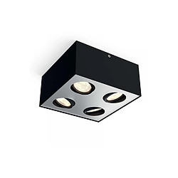 Philips Ledkia Applique Warmglow Box - LED 18W - Noir pas cher
