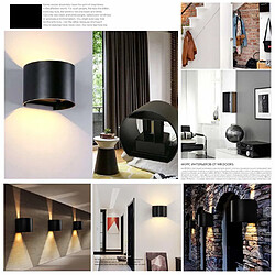 Stoex Applique Murale Réglable - Noir