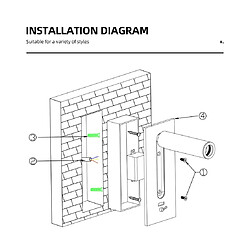 Applique de Chevet USB - Chrome