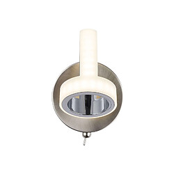 Globo Applique spot LED design Rodrik - Argent mat