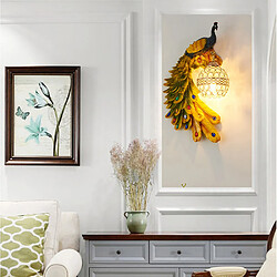 Applique décorative paon