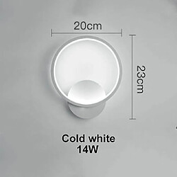 Universal Applique LED intérieur noir/blanc