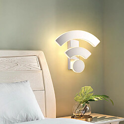 Applique Acrylique LED WiFi 26 cm - Blanc