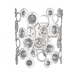 Luminaire Center Nardo Applique Murale - Cristal Champagne Argent
