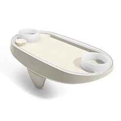 Intex Plateau LED - Beige Plateau spa - LED intégrée - Porte-verres - Support tablette - PVC - 45 x 26 x 16 cm