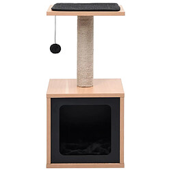 vidaXL Arbre à chat avec tapis en sisal 62 cm Marron
