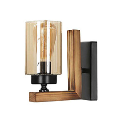 Hanah Home Applique Murale Linda - Bois et Verre