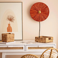 Ledkia Applique Murale Raphia Kanga