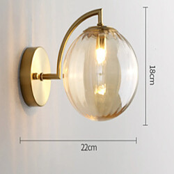 Applique en Verre Coloré Moderne