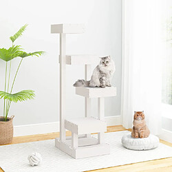 vidaXL Arbre à chat Blanc 103 cm