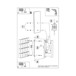 Sollux Applique Bois pas cher
