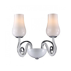 Luminaire Center Applique Murale Moderne Lybra Blanc