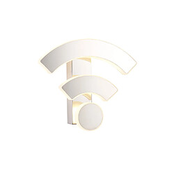 Applique Acrylique LED WiFi 26 cm - Blanc