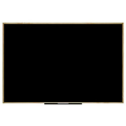 Bi-Office Ardoise Cadre Noir 585 x 385 mm