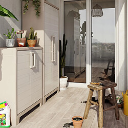 Keter Armoire basse Gulliver - Beige