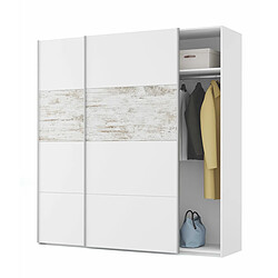 Pegane Armoire - 180 x 200 x 60 cm (Blanc)